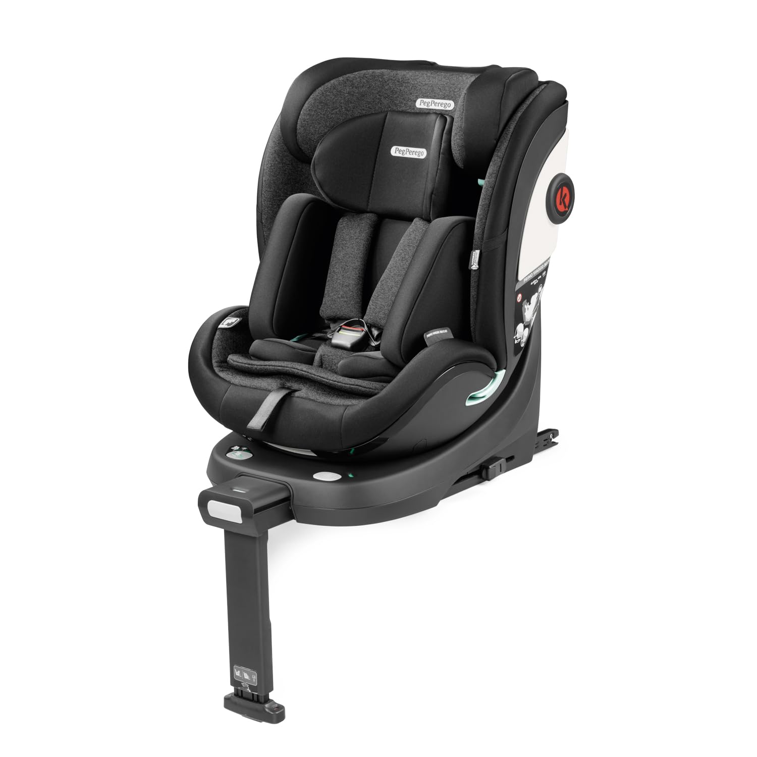 Peg Perego Primo Viaggio 360 EVO Seggiolino Auto Evolutivo All-In-One con ISOFIX, Girevole, Reclinabile, per Bambini dalla nascita a 150 cm (0-12 anni), 0-36 kg, Planet
