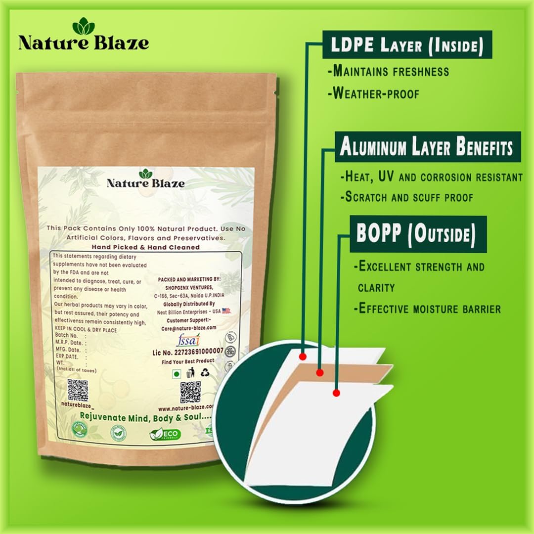 Nature Blaze Ayurveda Paneer Phool | Paneer Doda/DODI | Withania Coagulans Whole 35.2 Oz (1kg / 2.20lb)