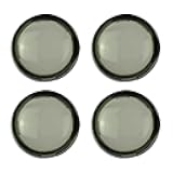 CARGLETRUE Bullet Turn Signal Light Lens Cover Lens Fit for Harley Sportster 883 1200 Softail Dyna Touring Street Glide Road Glide Road King Electra Glide, Smoke Turn Signal Lights Lens Cover 4PCS