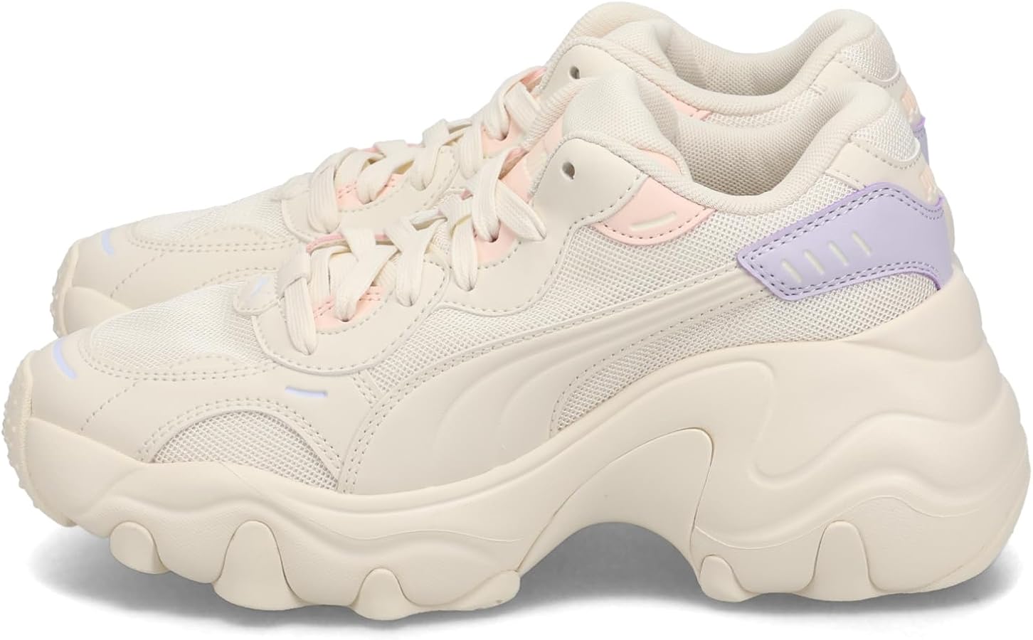 美品　プーマ　パルサー　ハート　スニーカー　厚底　24cm PUMA プーマ レディース シューズ ウィメンズ パルサー ウェッジ