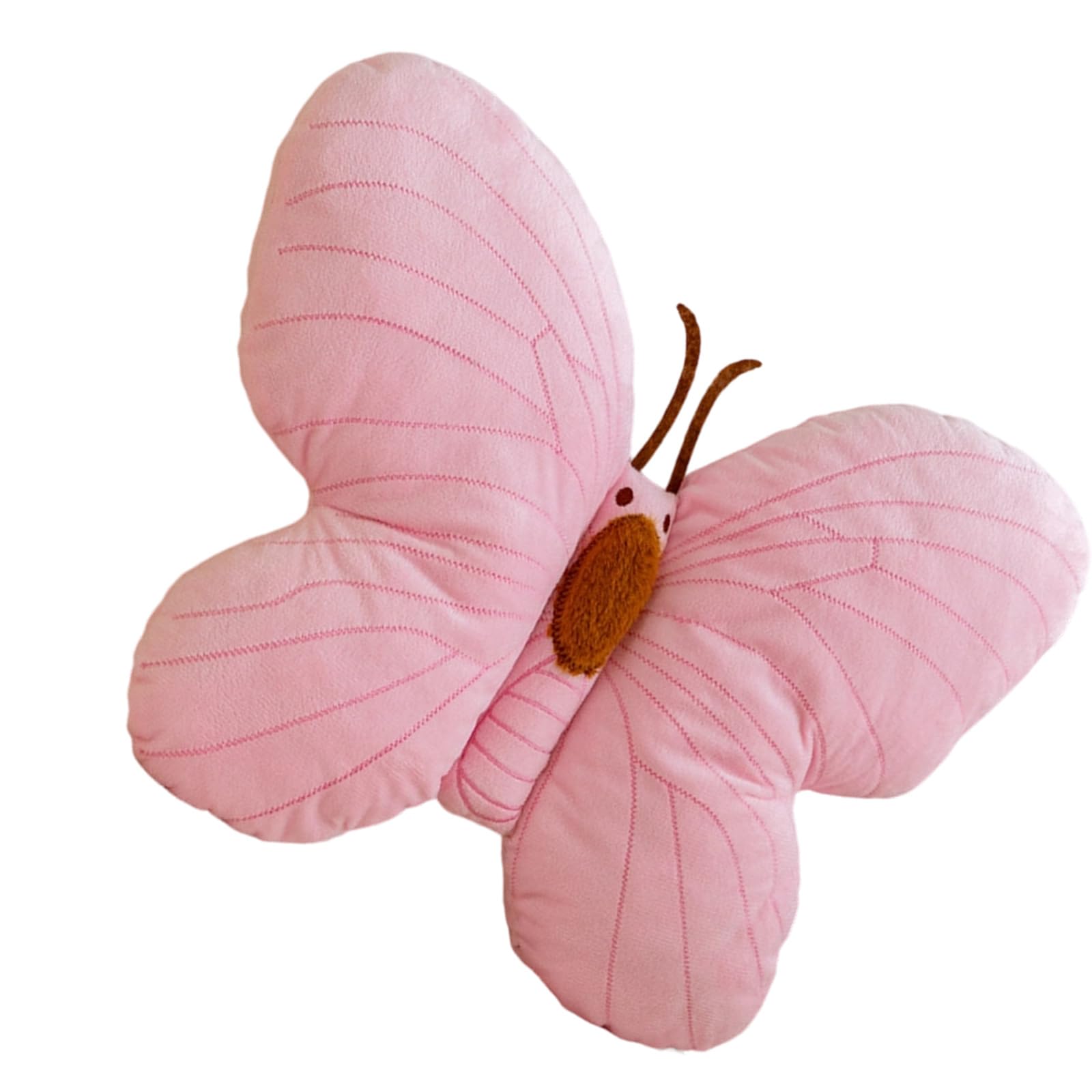 Tsophreniq Multiple Use Plushes Butterfly Pillow for Sofa Rest Travel and Home Decoration Plushes Butterfly Pillow