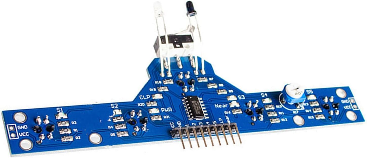 Five Way Line Trackings Module for Robots and Car with Adjustable Sensitivity and High Precisions Sensorings