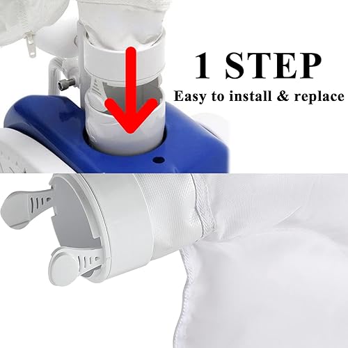 Miniatura 3 de Funmit Bolsas de filtro de repuesto para Polaris 280, 480 bolsas de limpieza de piscinas K13 K16, paquete de 2