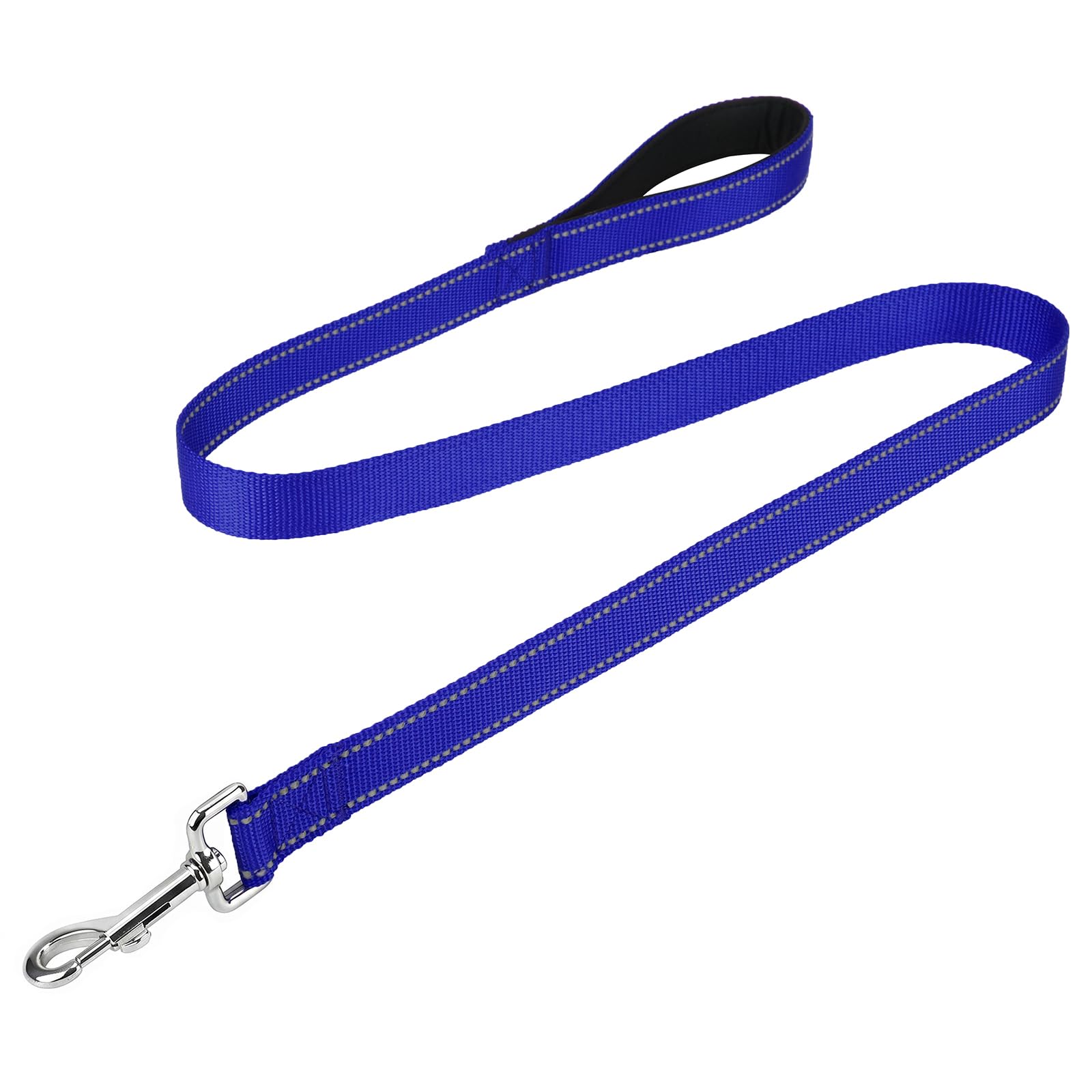 FunTags Reflective Nylon Dog Leash for Medium & Large Dogs, 4FT Training