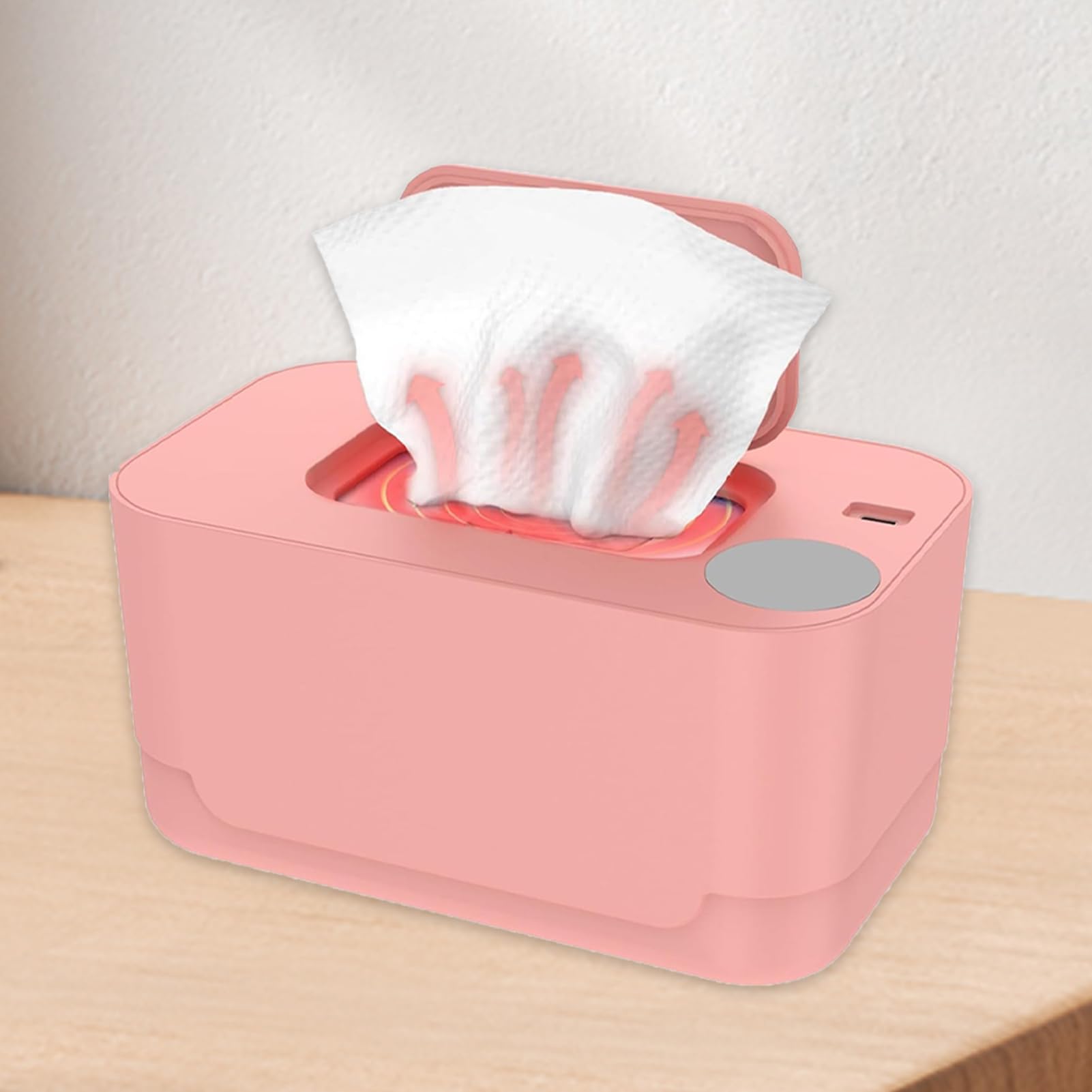 wischen wärmer - Dispenser per Wischen wärmerer, Wischtuchspender | Home verwenden nasse Wischtücher wärmerer Dispenser, Tragbarer platzoldder Windelheizheizhalter Fall für Wohnzimmer