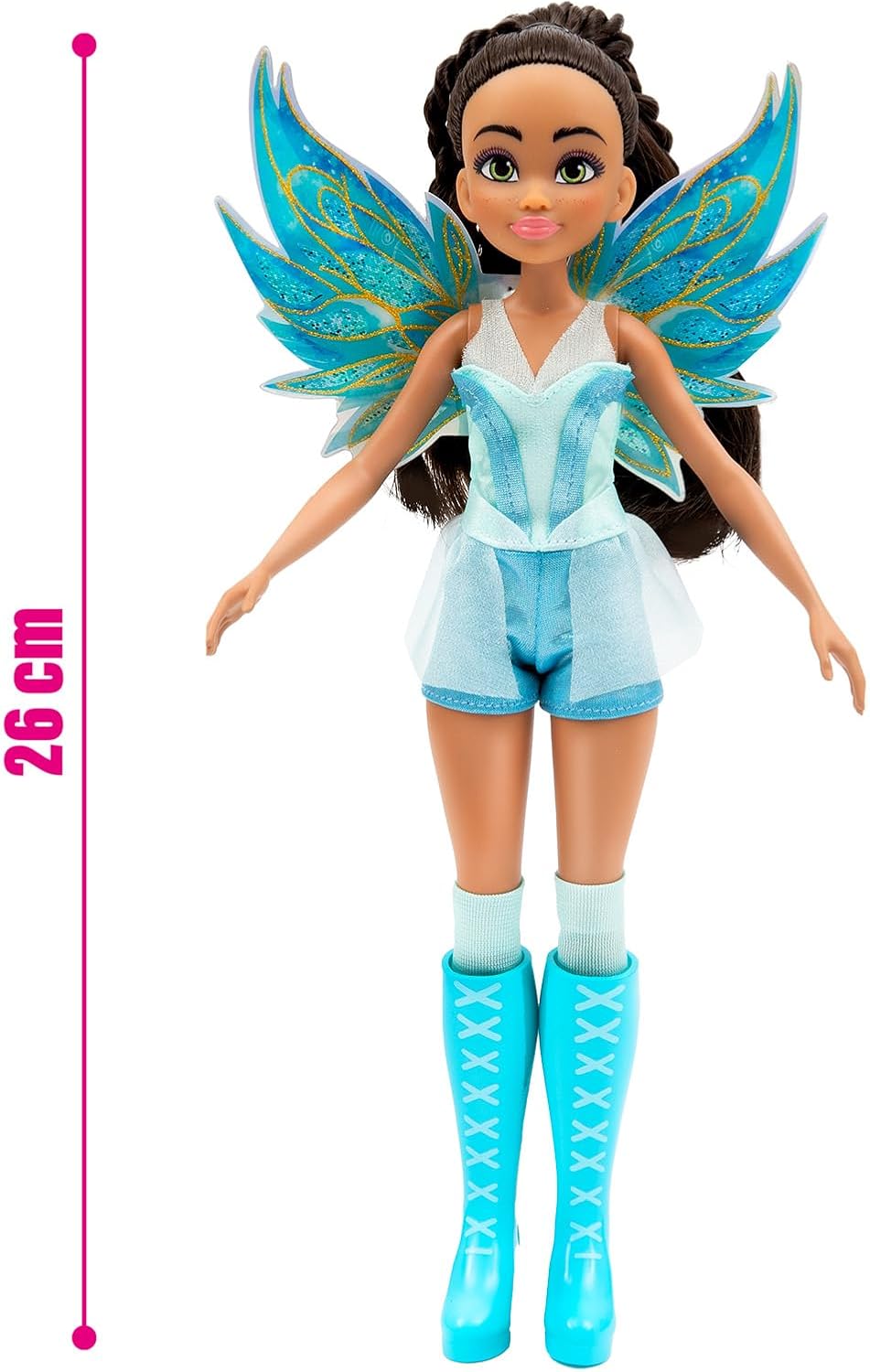 Winx, WNX761 Articulated Doll 26 cm Fairy Series Aisha Model for Children from 3 Years