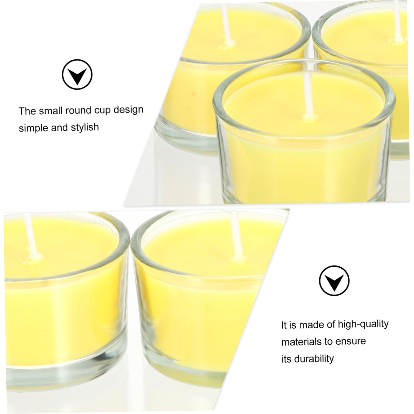 3pezzi Candela Per Piccole Candela Profumate Per Spa e Idea Per e Meditazione