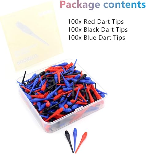 Miniatura 5 de ROOBEEO 2BA Thread Plastic Tip Dart Points 300 Pack Soft Dart Tips Replacement Dart Accessories