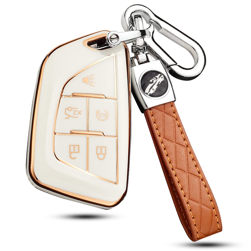 Ontto Funda Para Llave Compatible Con Cadillac CT5 CT6 XTS