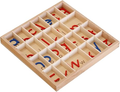 MONTESSORI OUTLET Small Movable Alphabet Box Lower Case Letters - Box Only, Doesnt Contain Letters