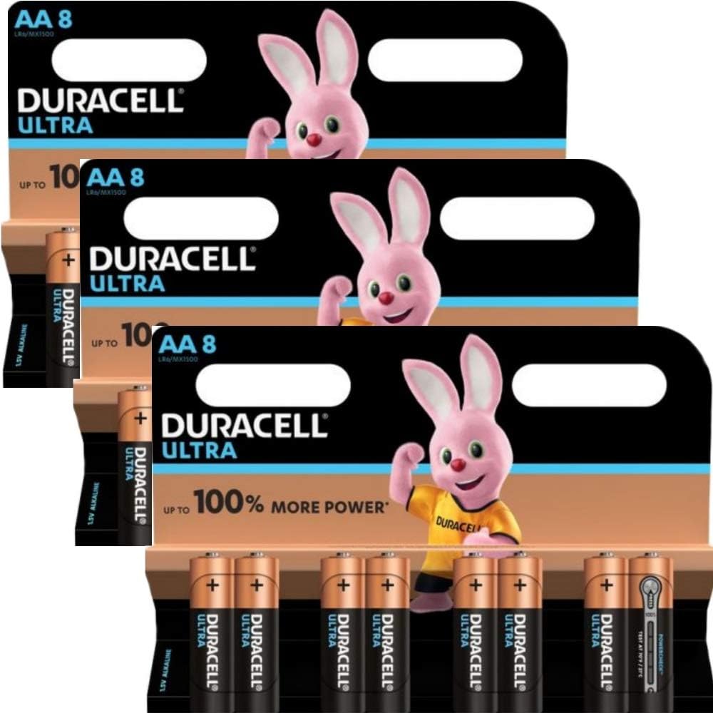 Duracell MX1500 Ultra Power AA Size Batteries--Pack of 24