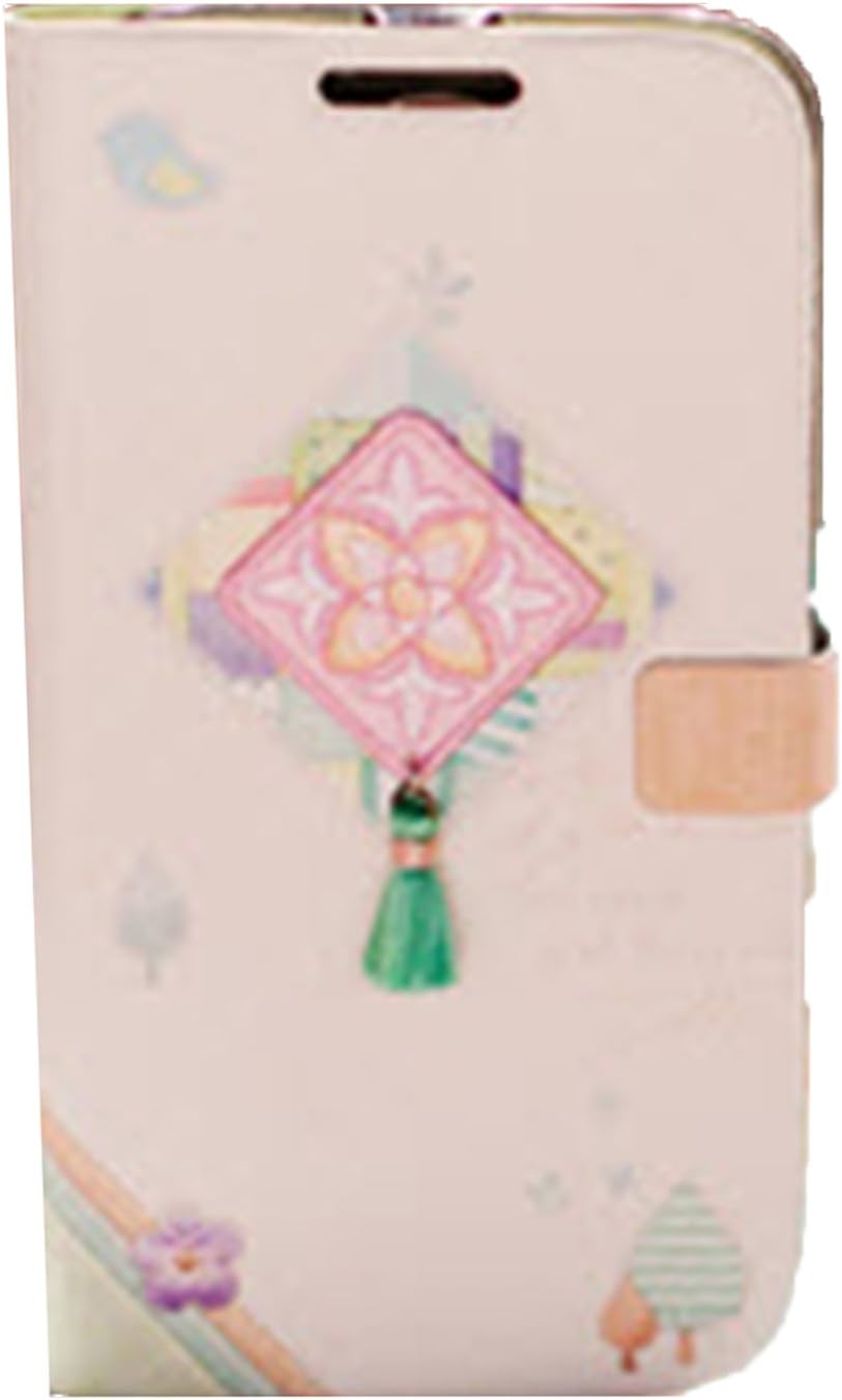 [Happymori] Nabillera Diary Wallet Type Flip Case Cover Leather Design Korean Traditional Phone Carrying Case for Samsung Galaxy S3 3g (Green)