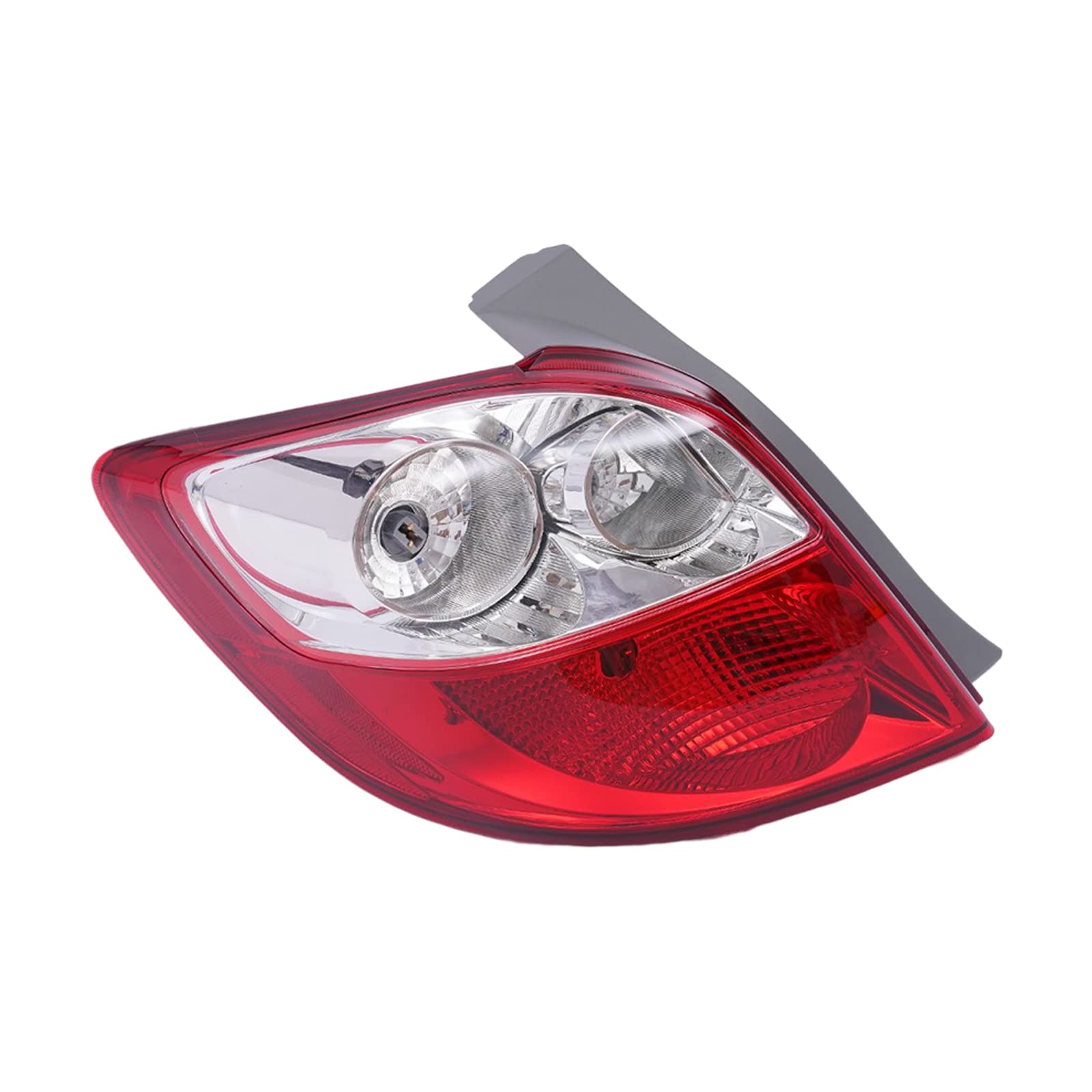Halogen Tail Light Assembly for Toyota Matrix 2009 2010 2011 2012 2013 2014 Left Driver Side Rear Tail Light Replacement Clear Housing Clear & Red Lens 8156002450 TO2800182 11069816