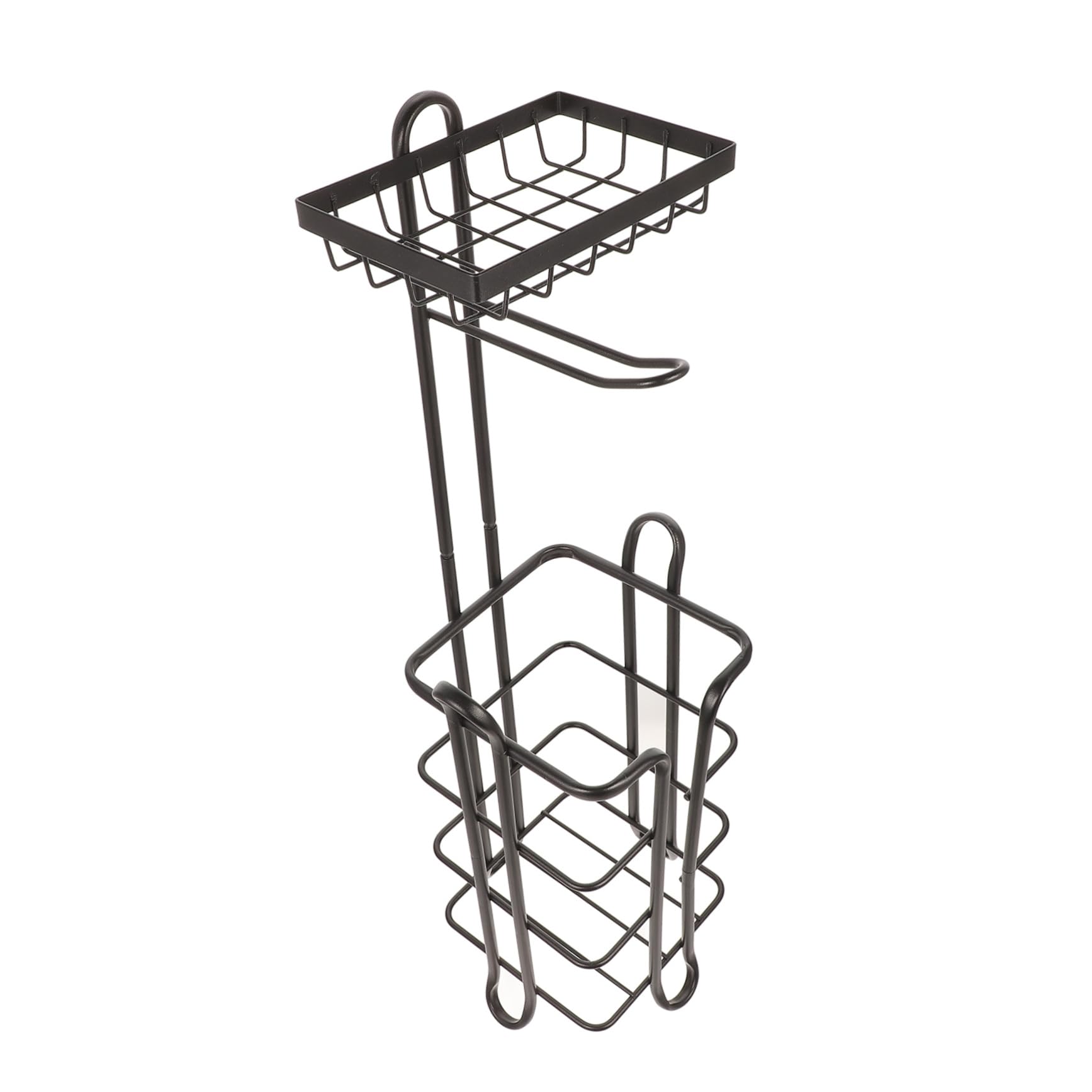 Soporte Vertical De Papel Higiénico De Estante De Almacenamiento Chic y Elegante para Baños Accesorio Práctico Sin Necesidad De Perforar