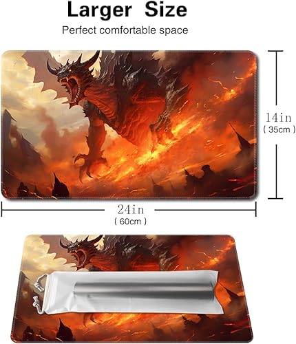 Miniatura 284 de MTG - Tapete de juego de 24 x 14 pulgadas, bolsas de almacenamiento con parte trasera antideslizante, ideal para entusiastas de los juegos de sin