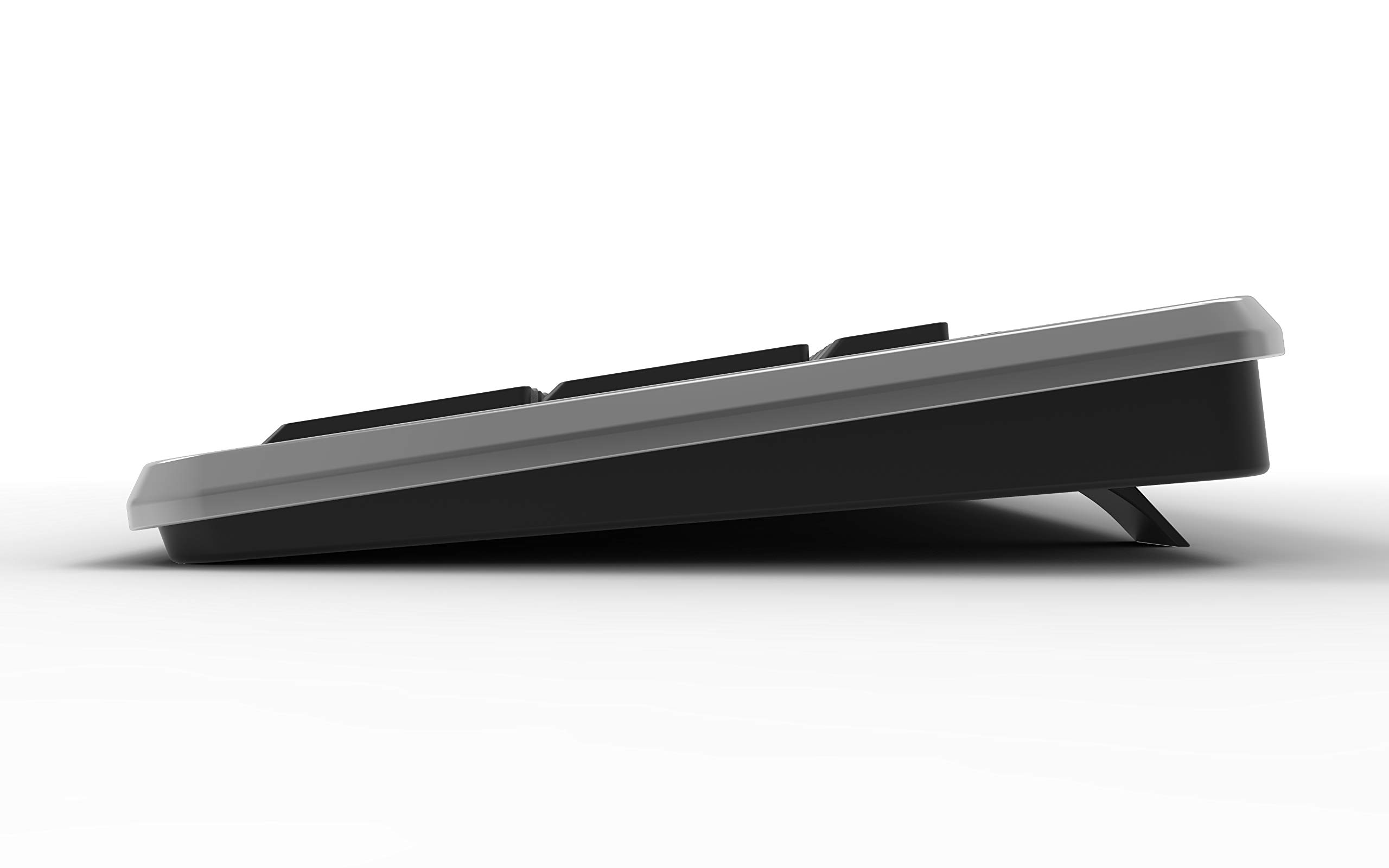 Deutsche Tastatur (QWERTZ) mit großen Buchstaben, weißer LED-Beleuchtung & USB-Anschluss - Für Senioren, Kinder & Sehbehinderte - Keyboard, Computer-Zubehör, beleuchtet, kabelgebunden