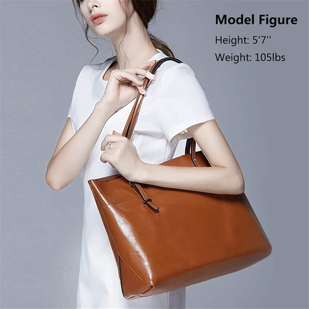 Amazon.com: S-ZONE Women Vintage Genuine Leather Tote