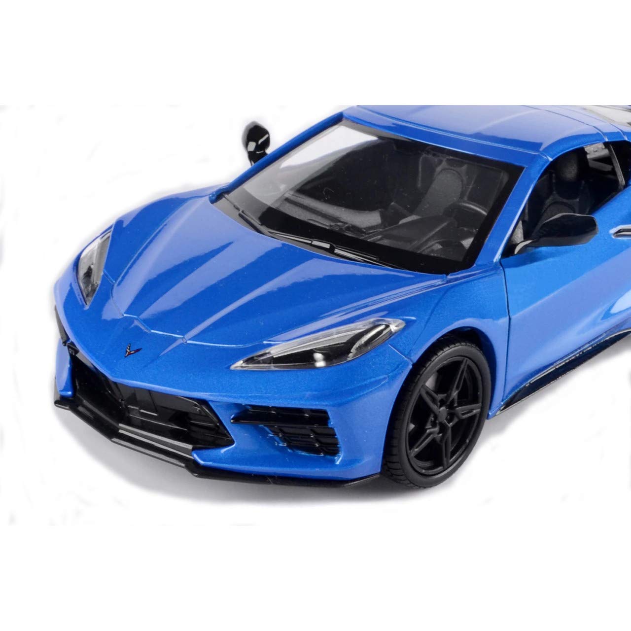Motormax 2020 Chevrolet Corvette C8 Stingray Blue Metallic Timeless Legends 1/24 Diecast Model Car 79360, unisex