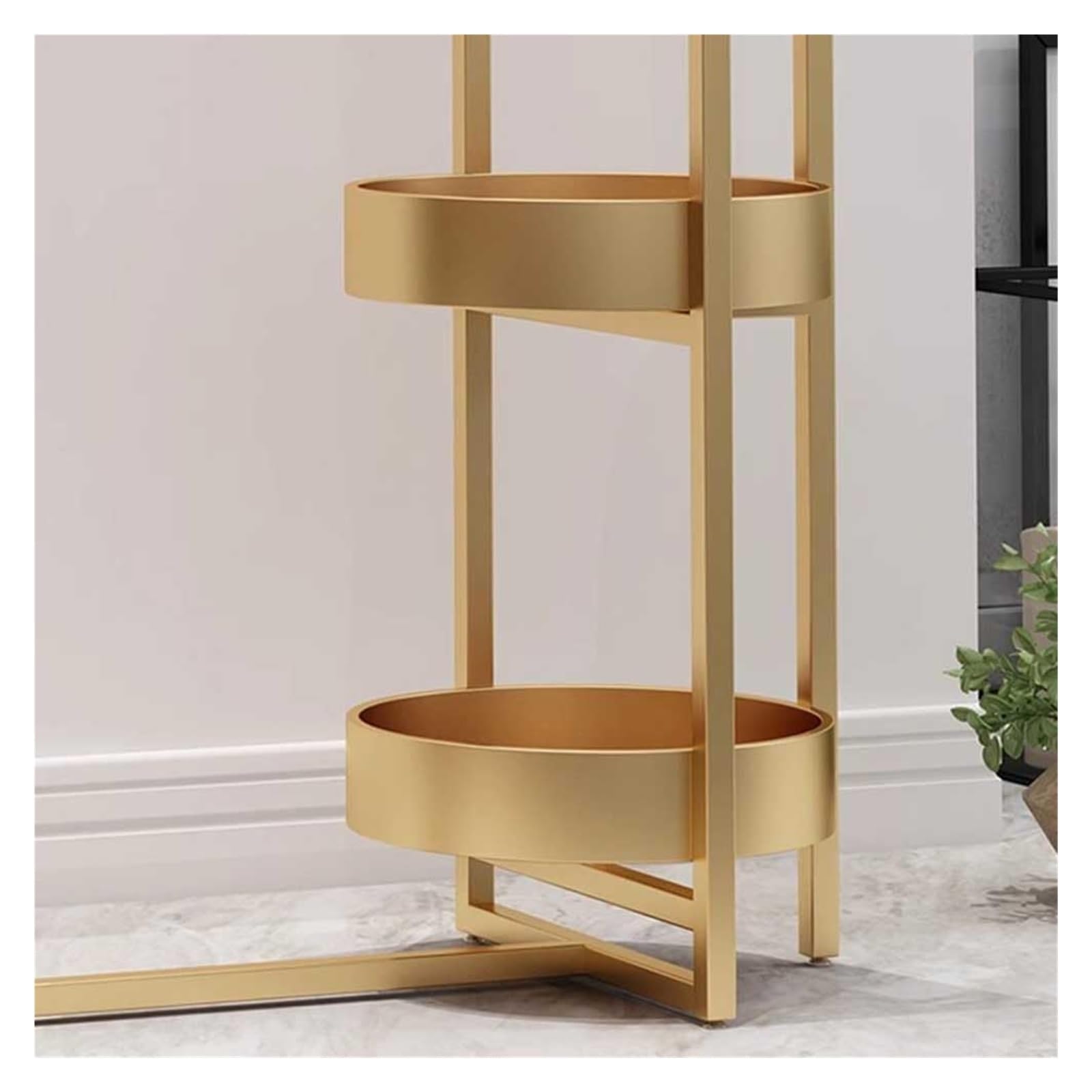 Perchero para ropa, perchero para colgar ropa, perchero para colgar ropa, estante de metal moderno para el hogar, ropa, dorado, 120 x 36 x 155 cm