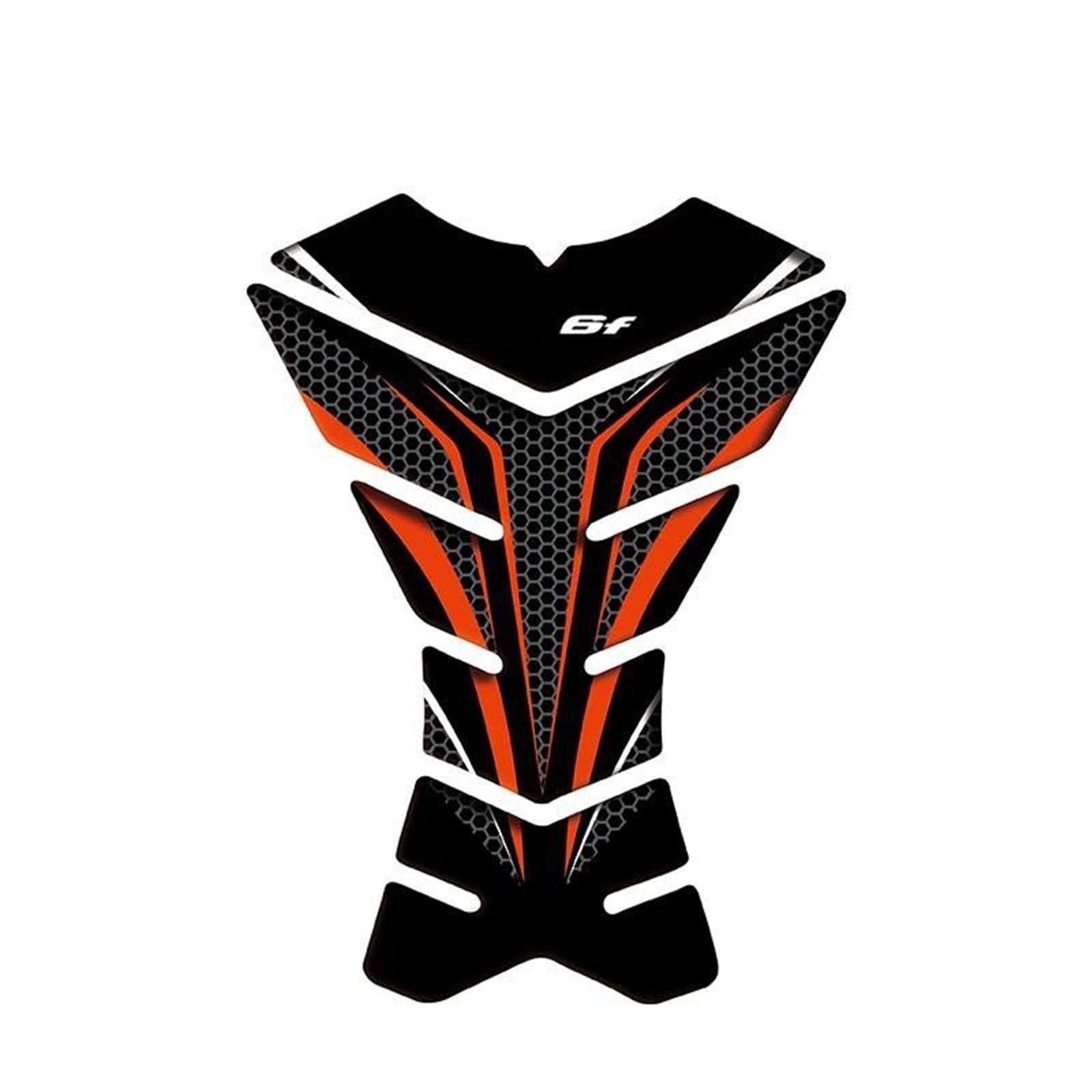 Ysdsls Color5 Carbon-Look Motorcycle Tank Pad Protector Decal For Kawasaki Er6f For Er-6F(Color5)