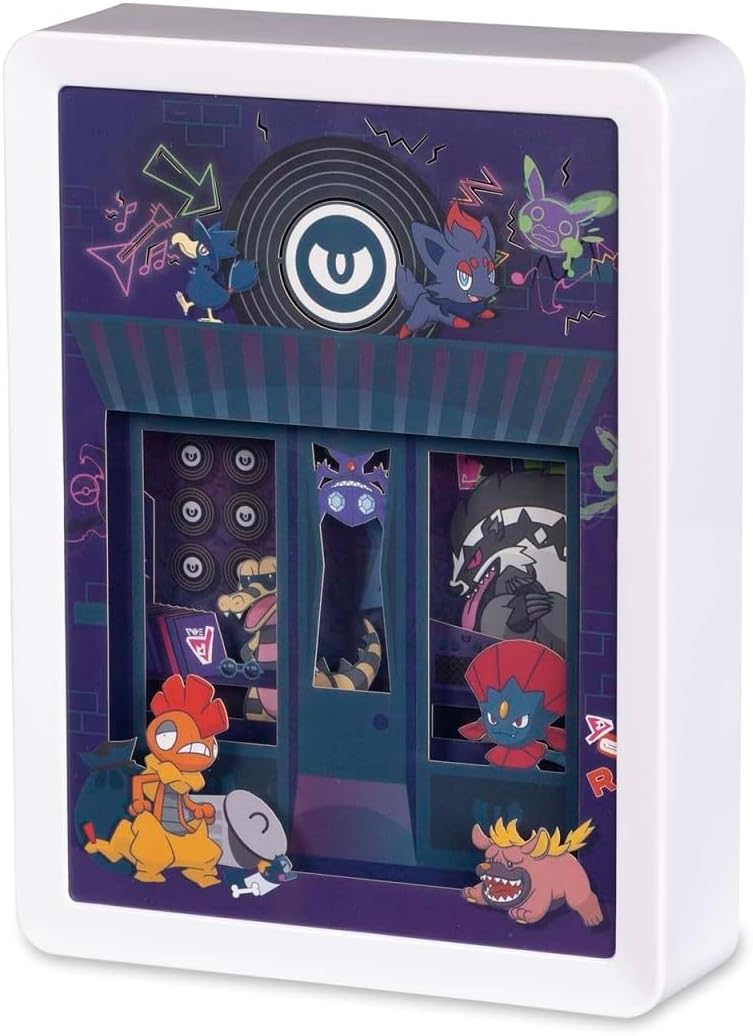 Pokémon Center: Dark-Type Pokémon Home Accents Paper Light Box