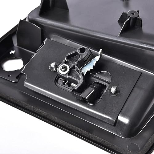 Miniatura 2 de Manija de puerta de carga trasera y soporte de placa de matrícula compatible con Ford Van E150 E250 E350 1992-2007