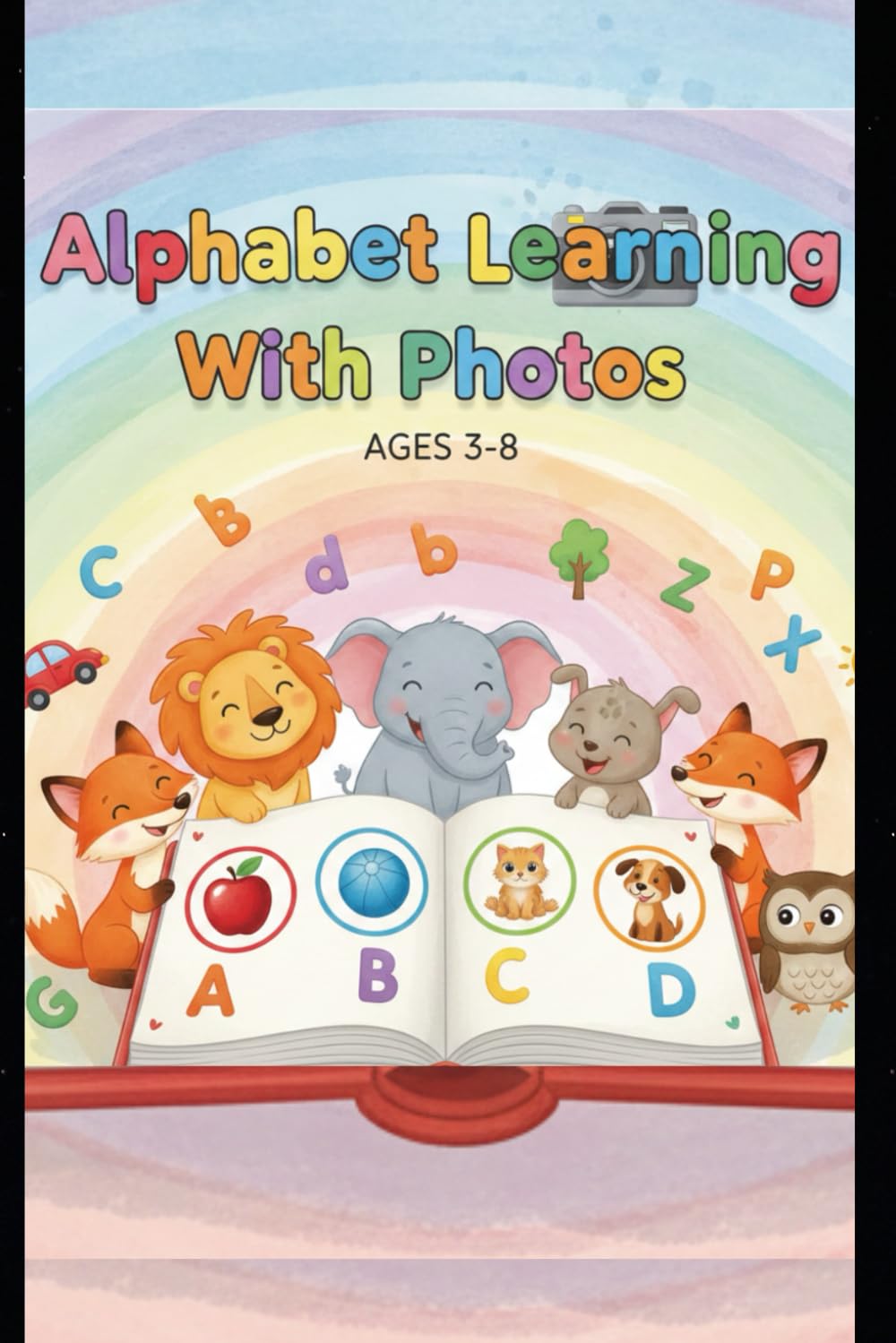 Alphabet Learning with Photos: A to Z Picture & Drawing Activity Book