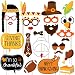 BESTOYARD Thanksgiving Party Photo Booth Props Give Thanks Signs Thanksgiving Day Party Decorations Happy Thanksgiving Party Supplies 25PCS