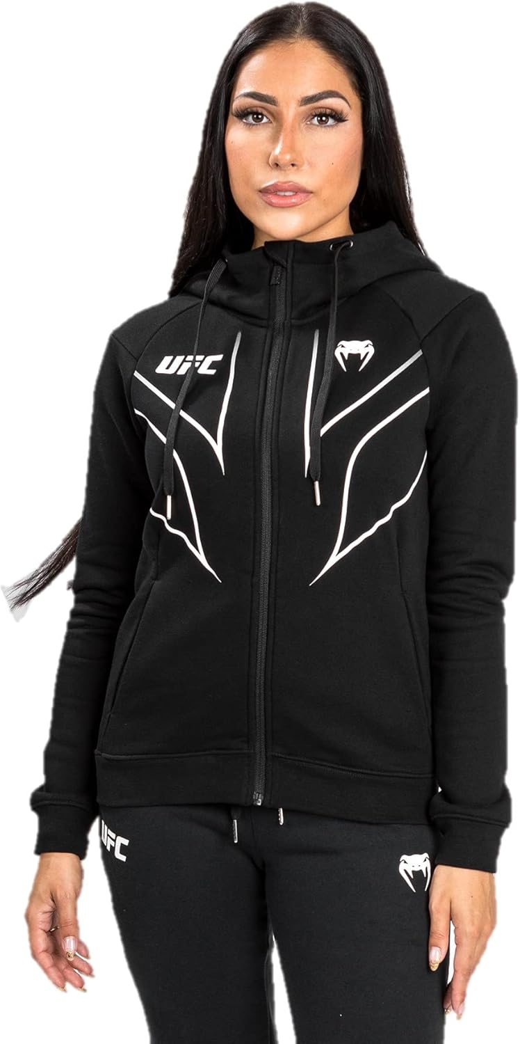 Venum womens Ufc Venum Fight Night 2.0 Replica Women's Full Zip Hoodie - Image 3