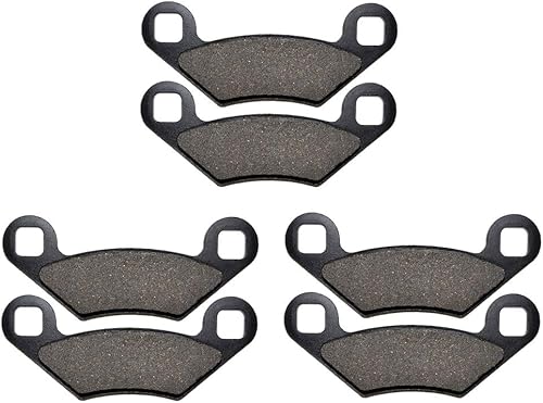 AHL Pastillas de freno delanteras y traseras para POLARIS 500 Outlaw 2006 2007/500 Predator TLD 2003 2007/500 Sportsman x2 x 2 EFI 2007 2008