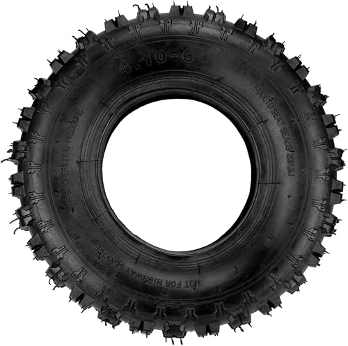 Miniatura 8 de FVRITO 4.10-6 4.103.50-6 Tire and Inner Tube with TR87 Bent Valve Stem for Lawn Mower Snow Blower Wheelbarrow Lawn Tractor Rototiller Hand Trucks Go