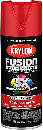 Vista 83 de Krylon Fusion All-In-One K02705007- Pintura en aerosol para uso en interiores y exteriores, transparente brillante, 12 onzas (paquete de 2)
