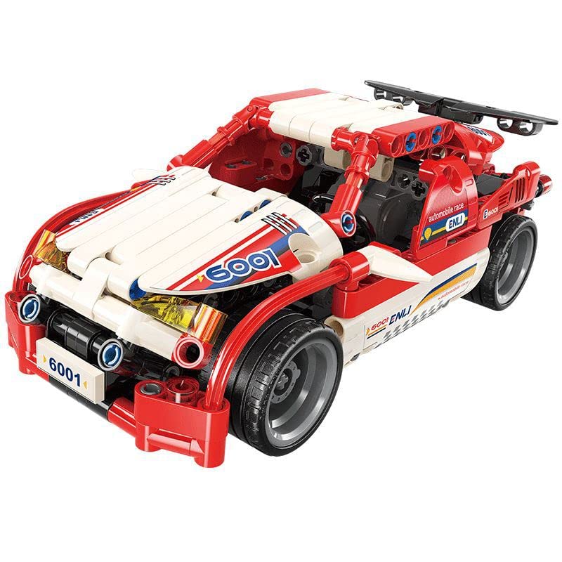 PYEBEBuilding Blocks Racing Car Model Kits Collectible Sports Technic Car Construction Toy Vehicle for Adults Kids Boys Girls Age 6 and up 200+ Pieces Kami GT-16 (Red Shadow)