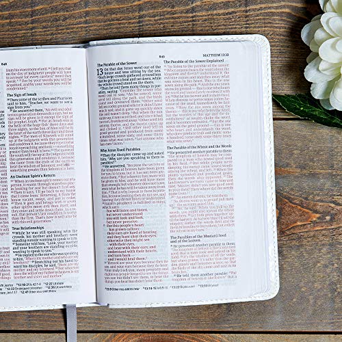 Image of CSB Bride's Bible, White LeatherTouch, Red Letter, Presentation Page, Elagent Design, Gift, Keepsake, Easy-to-Read Bible Serif Type