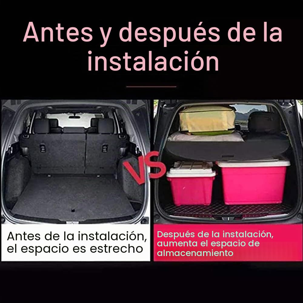 Coche Maletero Cubierta de Carga Retráctil para Toyota Verso,Protector de Seguridad for Bandeja de Equipaje