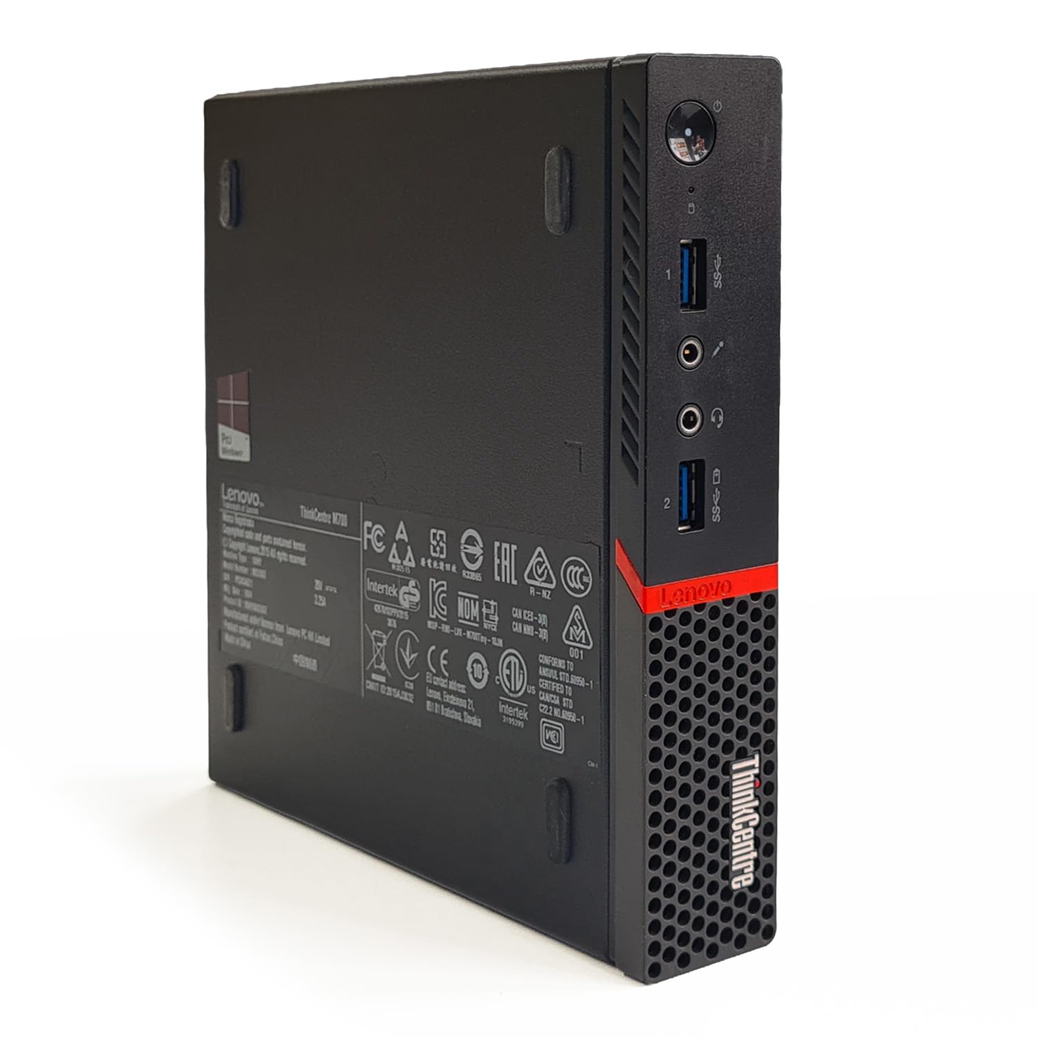 Lenovo ThinkCentre M700 Tiny PC – Intel Core i5-6400T Quad-Core bis 3,1 GHz, 8 GB DDR4 RAM, 256 GB M.2 SSD, Windows 11 Pro, Mini Business Desktop, 2X DisplayPort + VGA, Gigabit LAN (Generalüberholt)