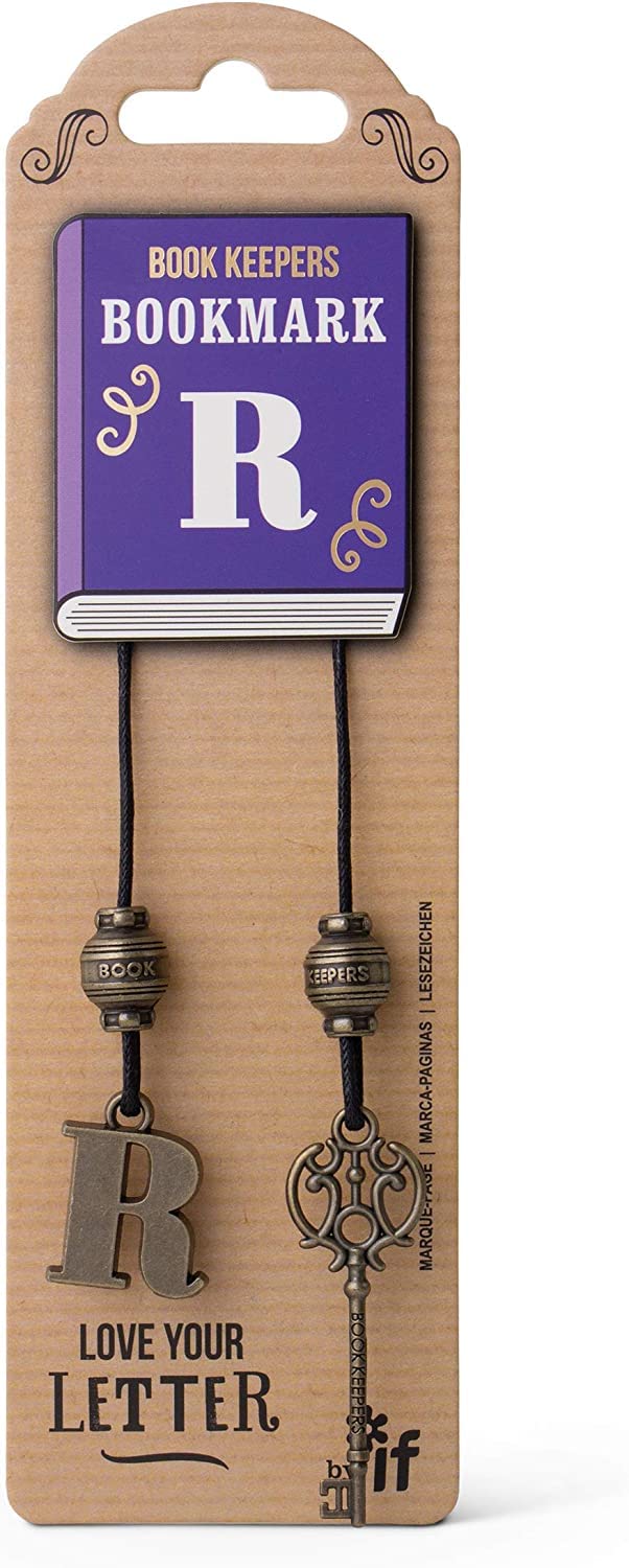 IF Book Keepers Personalised Bookmark - Letter R