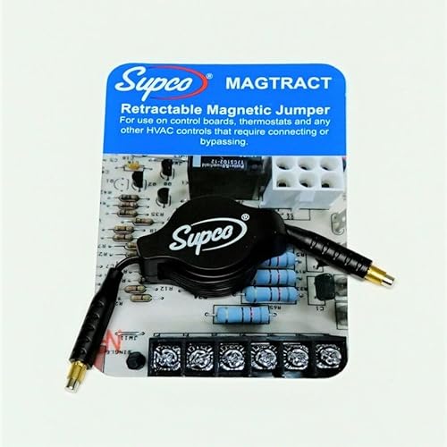 MAGTRACT Retractable Magnetic Jumper Replacement for HVAC Control Boards Thermostat
