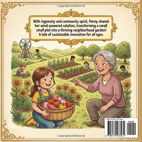 Penny and The Wind-Powered Garden: A Fun STEM Story About Innovation, Gardening, and Teamwork for Kids image 3