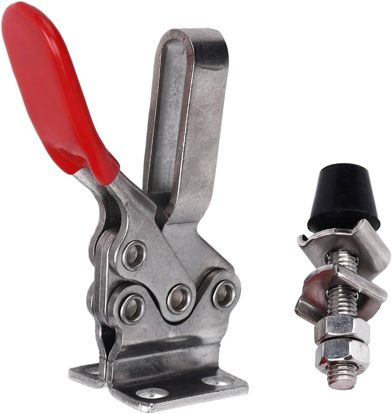 Toggle Latch Clamp 2Pcs Toggle Clamp Quick Release Toggle Clamp Stainless Steel Horizontal Welding Clamp For Lid Jig, Tool Box Case
