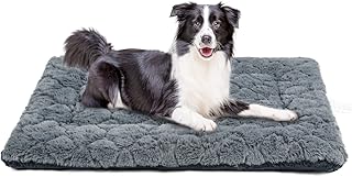 Large Dog Bed Pad Pets Sleeping Bed Soft Warm Fluffy Kennel Pad  Reversible Flee - Compare price