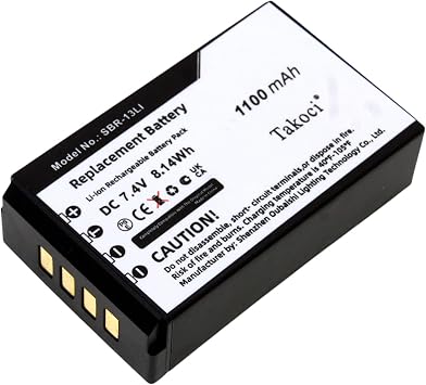 Replacement Battery Compatible with Standard Horizon HX870,HX890,HX870E,fits Part No SBR-13LI, 7.4V 1100mAh