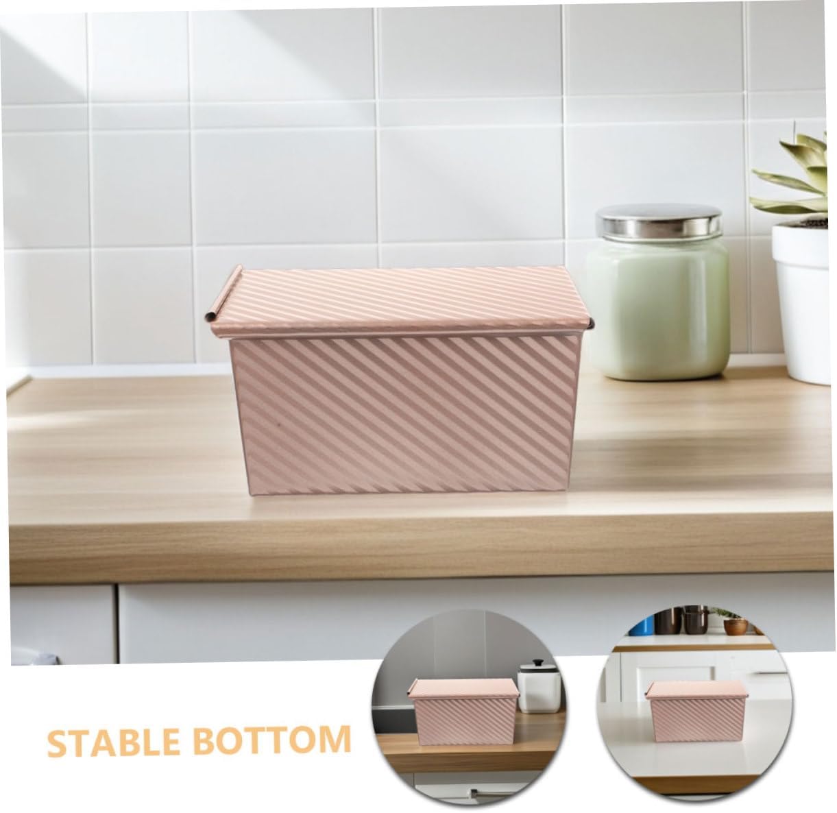 Homemade Bread Pan Multipurpose Loaf Tin Nonstick Surface for Toast Cakes