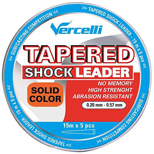 Vercelli Tapered Shock Leader 15 M 10 Units miniatura 1