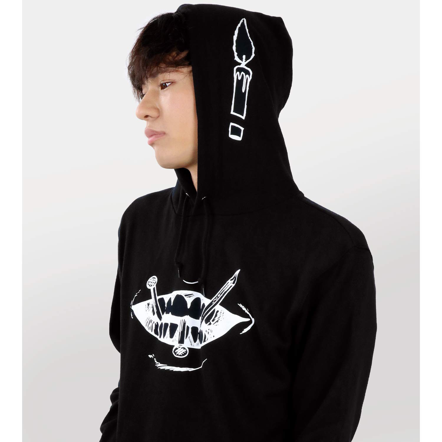 Amazon.co.jp: 伊藤潤二 双一の勝手な呪い パーカー レディース XL