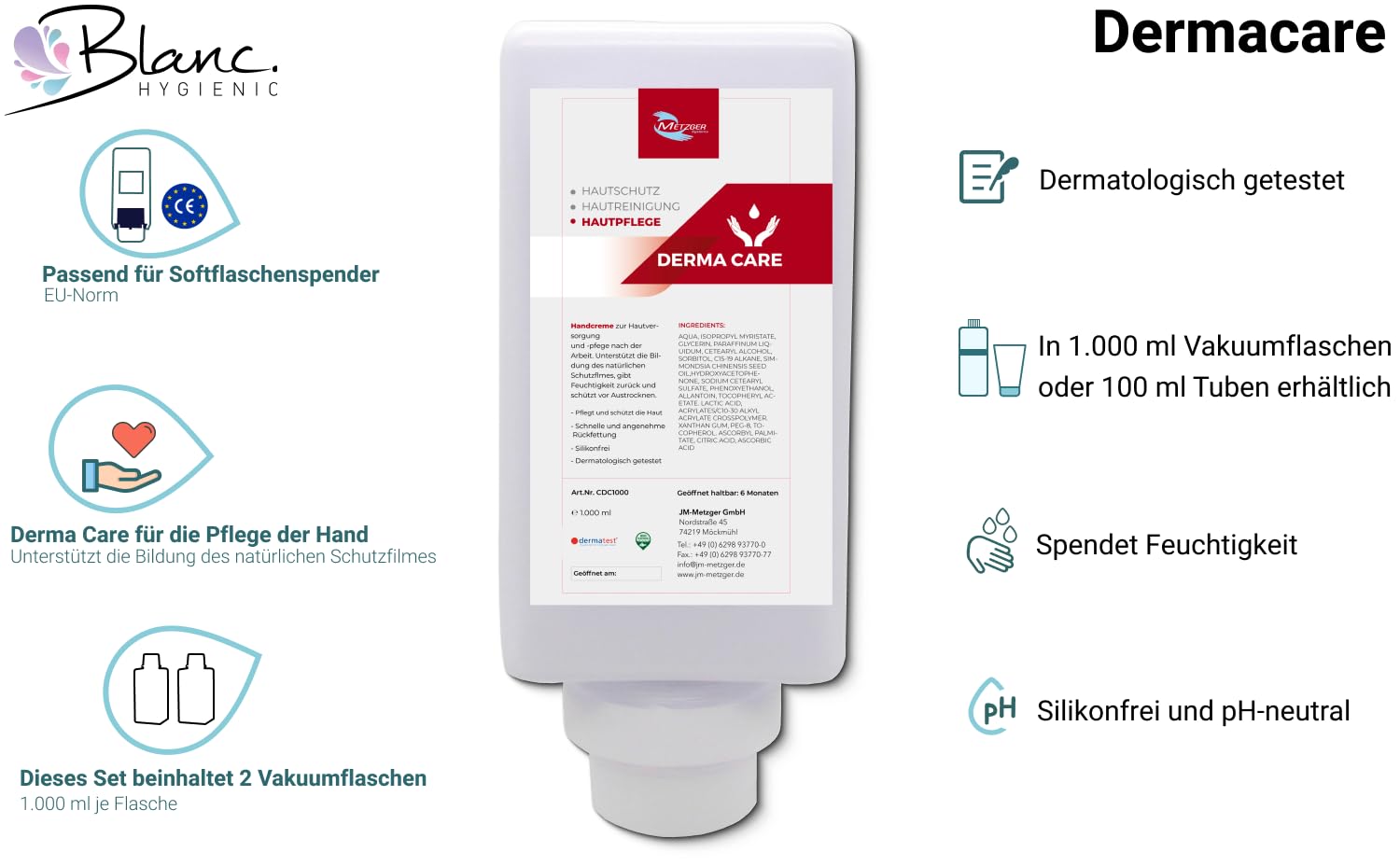 SET Tri-Spender Hautschutzsystem Komplettset | Hautschutz-Komplettset mit Tri-Spender, Füllmitteln und Hygieneplan für Werkstatt und Produktion
