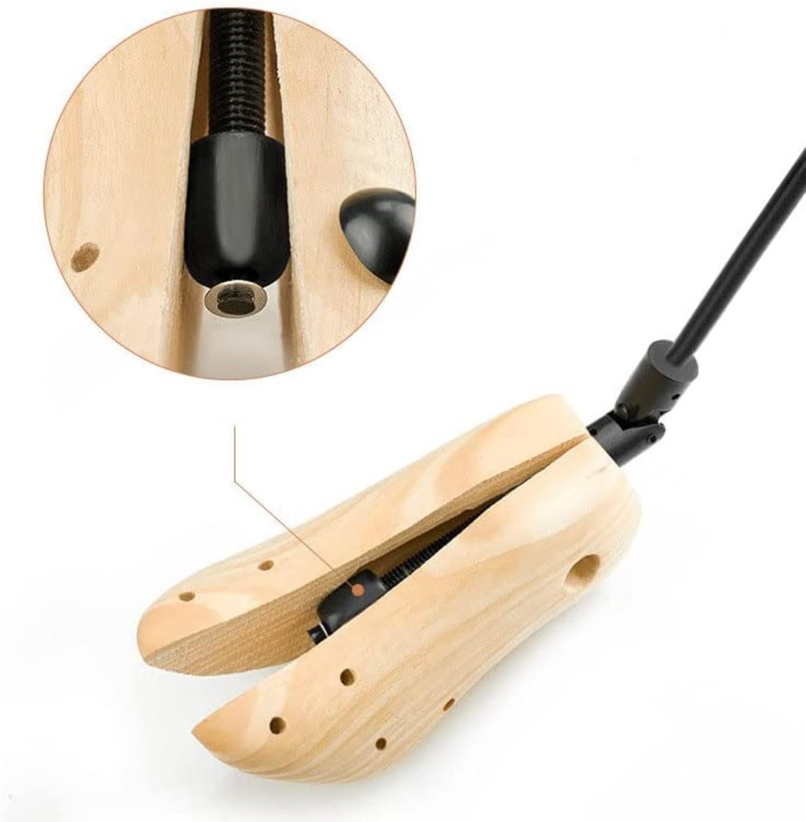 REVAHI 1 Uds. Camilla de Madera para Zapatos Ajustable para Botas Informales, Zapatos Planos, Soporte de árbol, Soporte para Calzado, expansor de hormas para Hombres y Mujeres