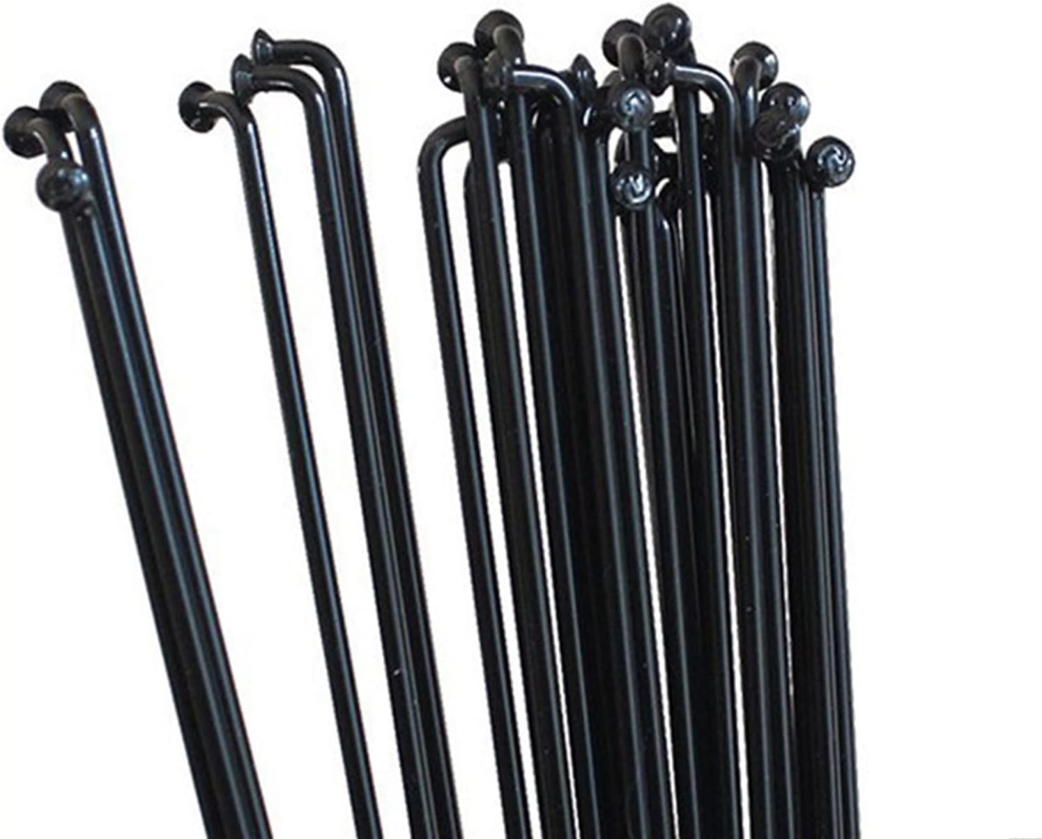 Bicycle Spokes 18Pcs 251mm-269mm Bike Spokes14G High Strength Steel Spokes for Mountain Road Bike Wheel Spokes Bike Wheel Accessories with Caps (Color : 251mm)