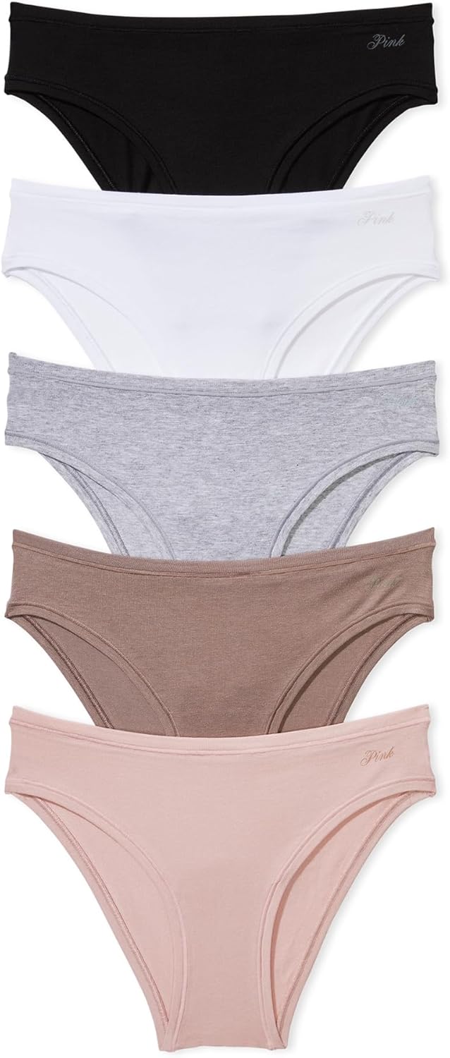 Victoria's Secret PINK Women's Cotton Cheeky Underwear, Panties for Women (XS-XL)