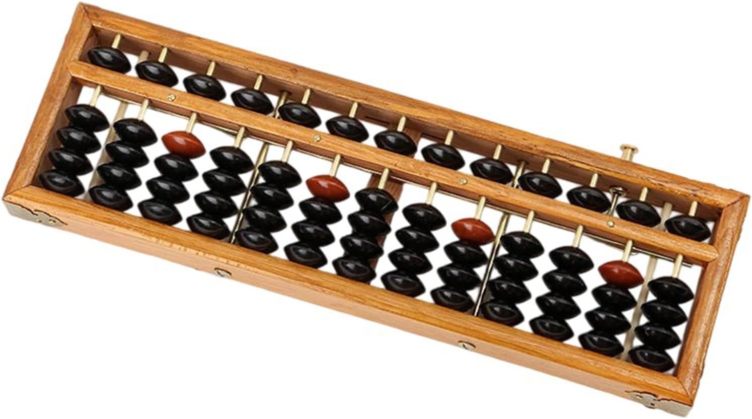 13 Row Wooden Abacus for Kids Mental Math Practice Durability Classroom Learning Tool with Colorful Beads Educational Abacus for Students
